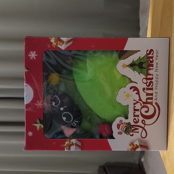 Cat in Christmas Tree Plush - Picture 3 of 3